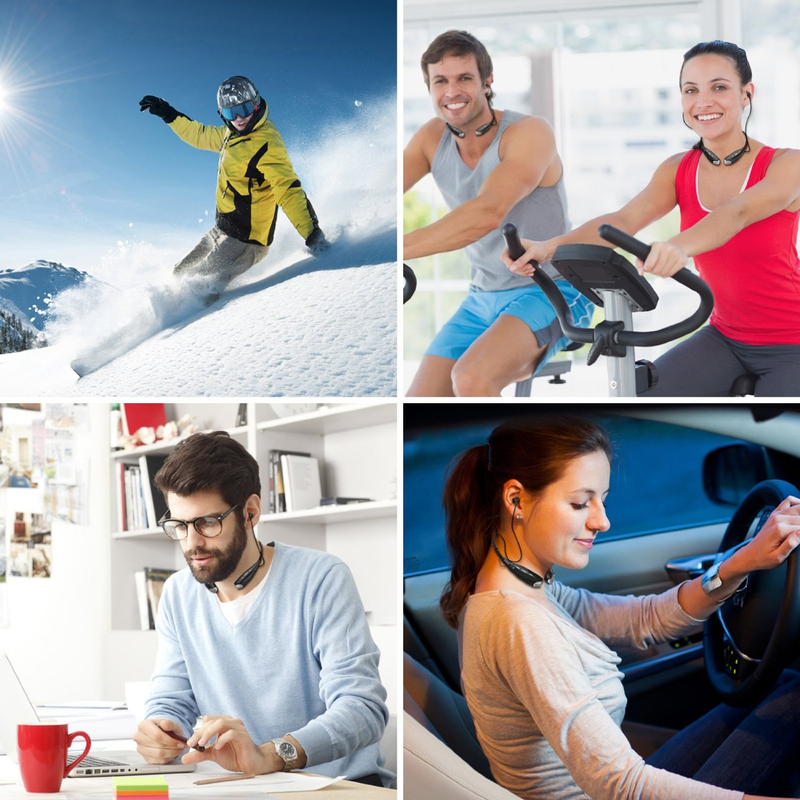Illustration for article titled The wonderful world of cheap bluetooth headphones photoshopped onto stock photos of people exercising